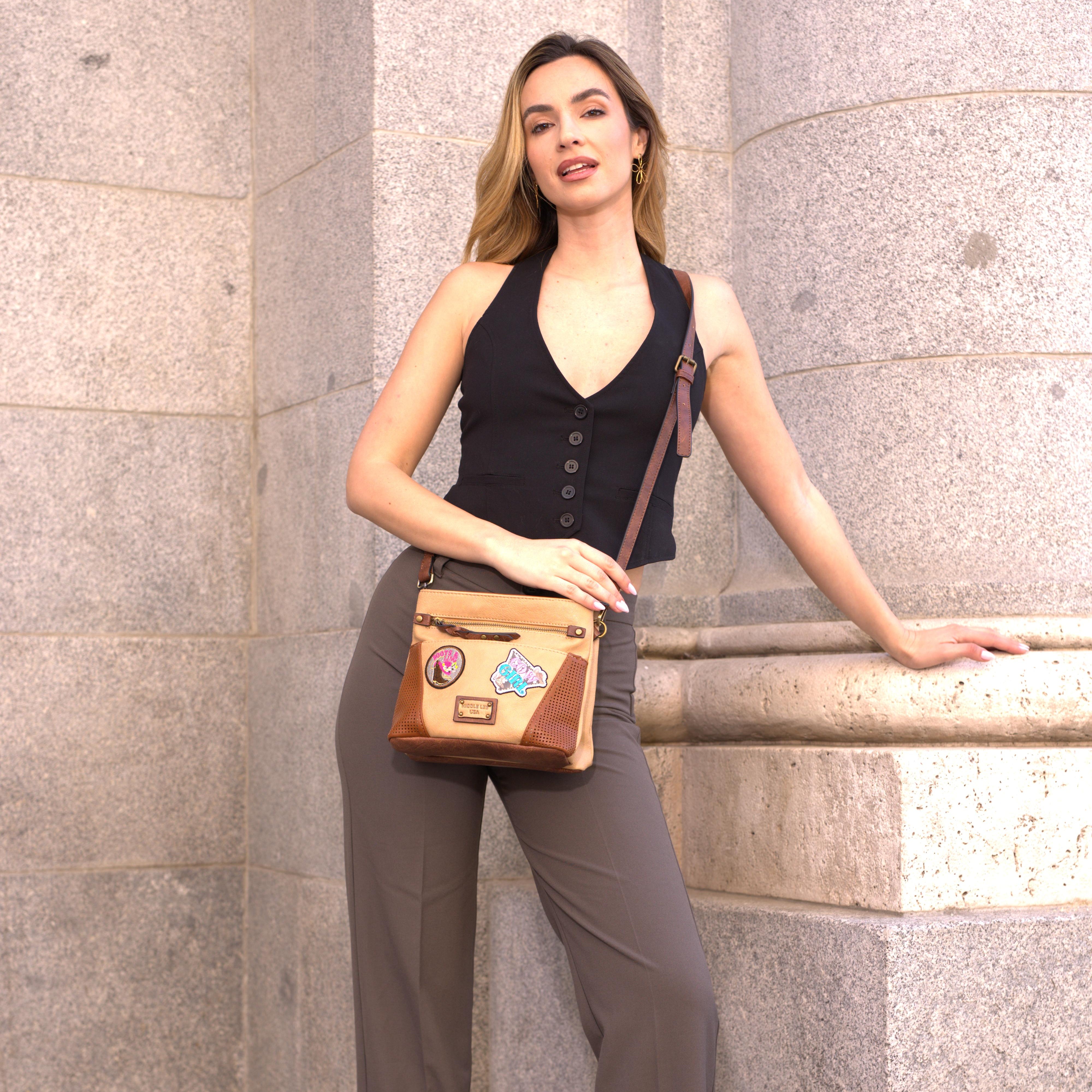 BANDOELRA VINTAGE CON PARCHE (TAUPE)