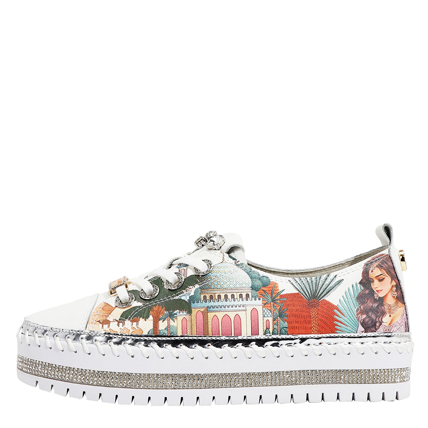 SNEAKERS CON PLATEAU PETRA (<tc>QUEEN CLEOPATRA</tc>)