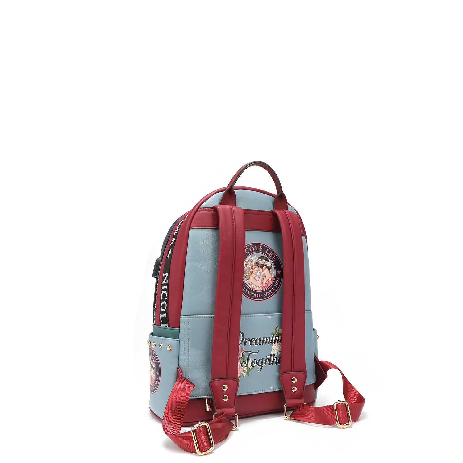 Mochila grande de computador com porta USB para carga