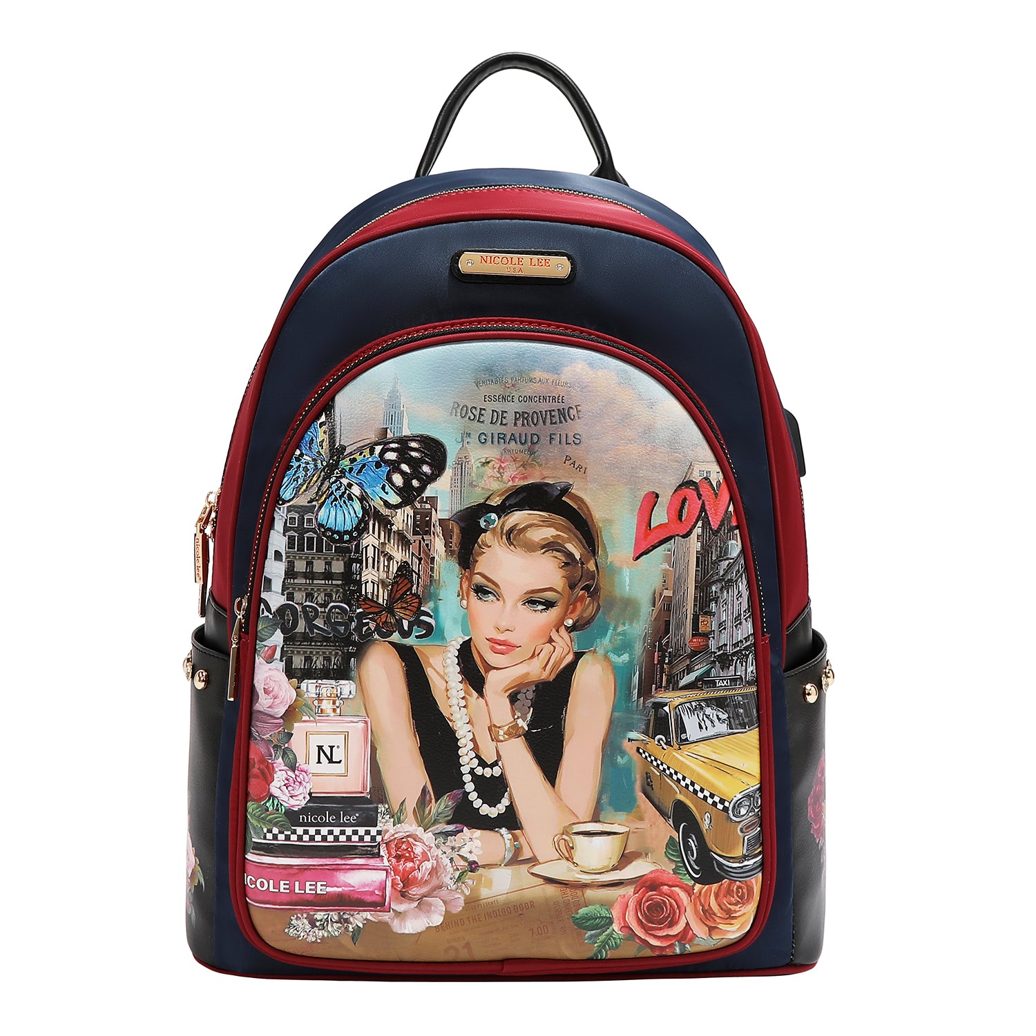 SAC À DOS POUR ORDINATEUR PORTABLE AVEC PORT DE CHARGEMENT USB (SABINA IMAGINES)