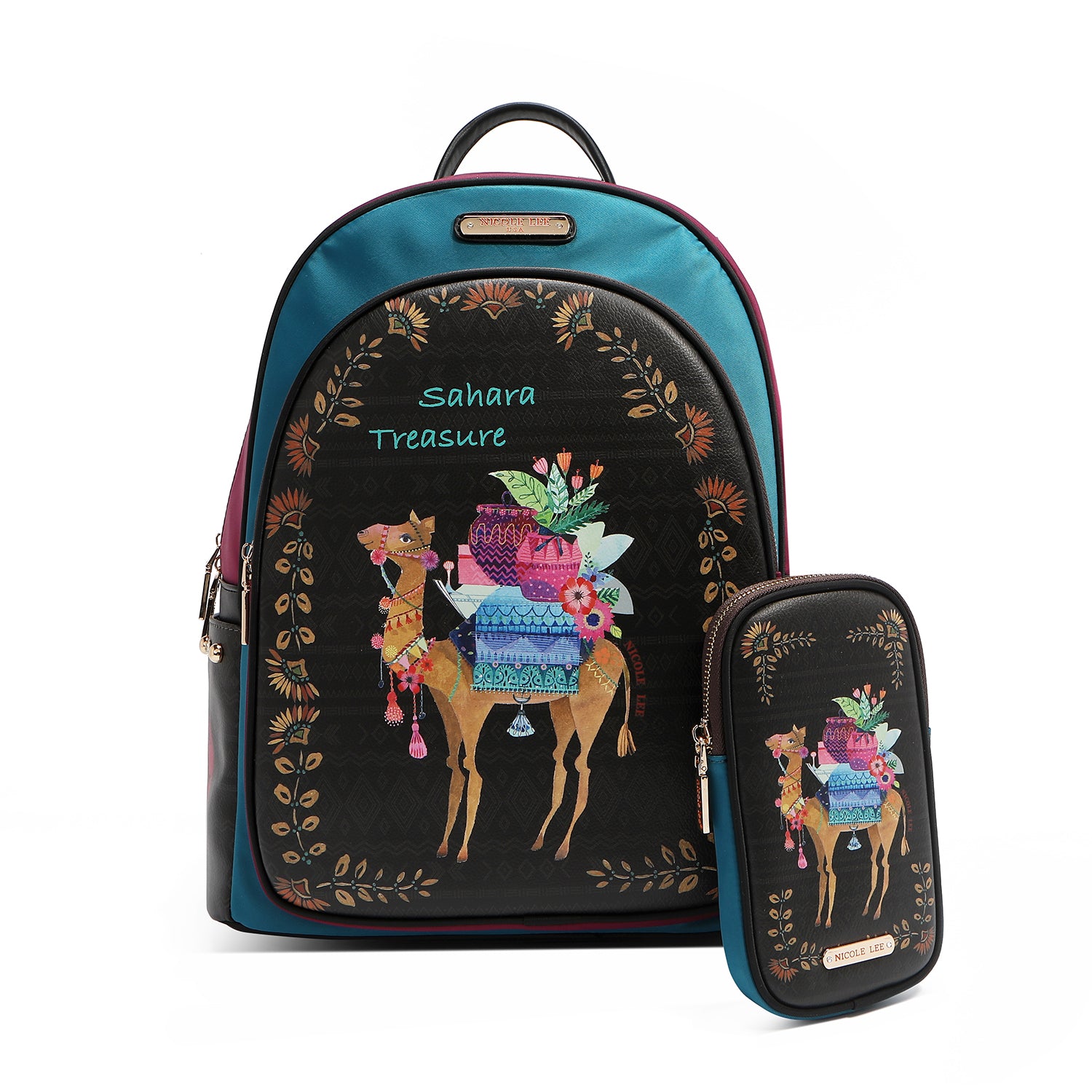 Sac à dos portable avec port de chargement USB (trésor du Sahara)