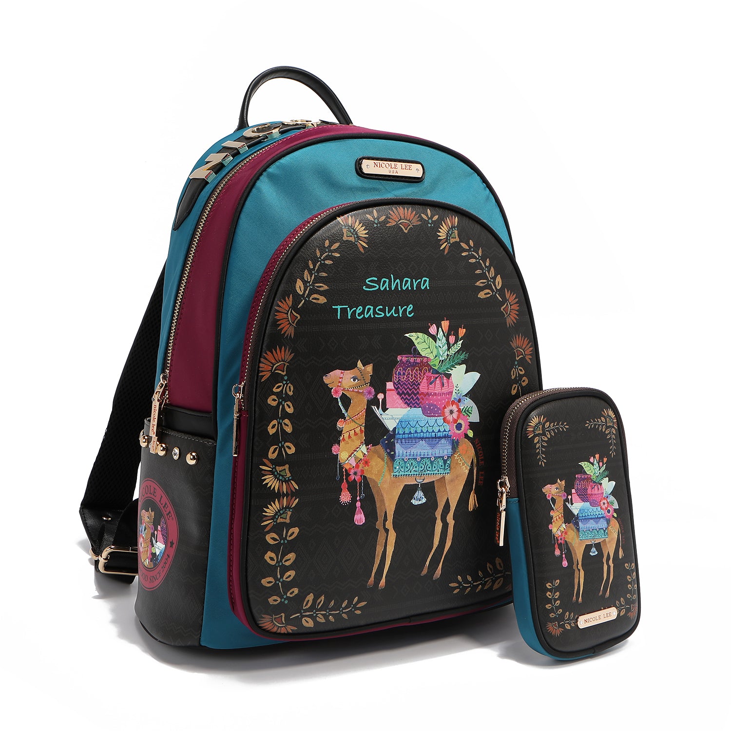 Sac à dos portable avec port de chargement USB (trésor du Sahara)