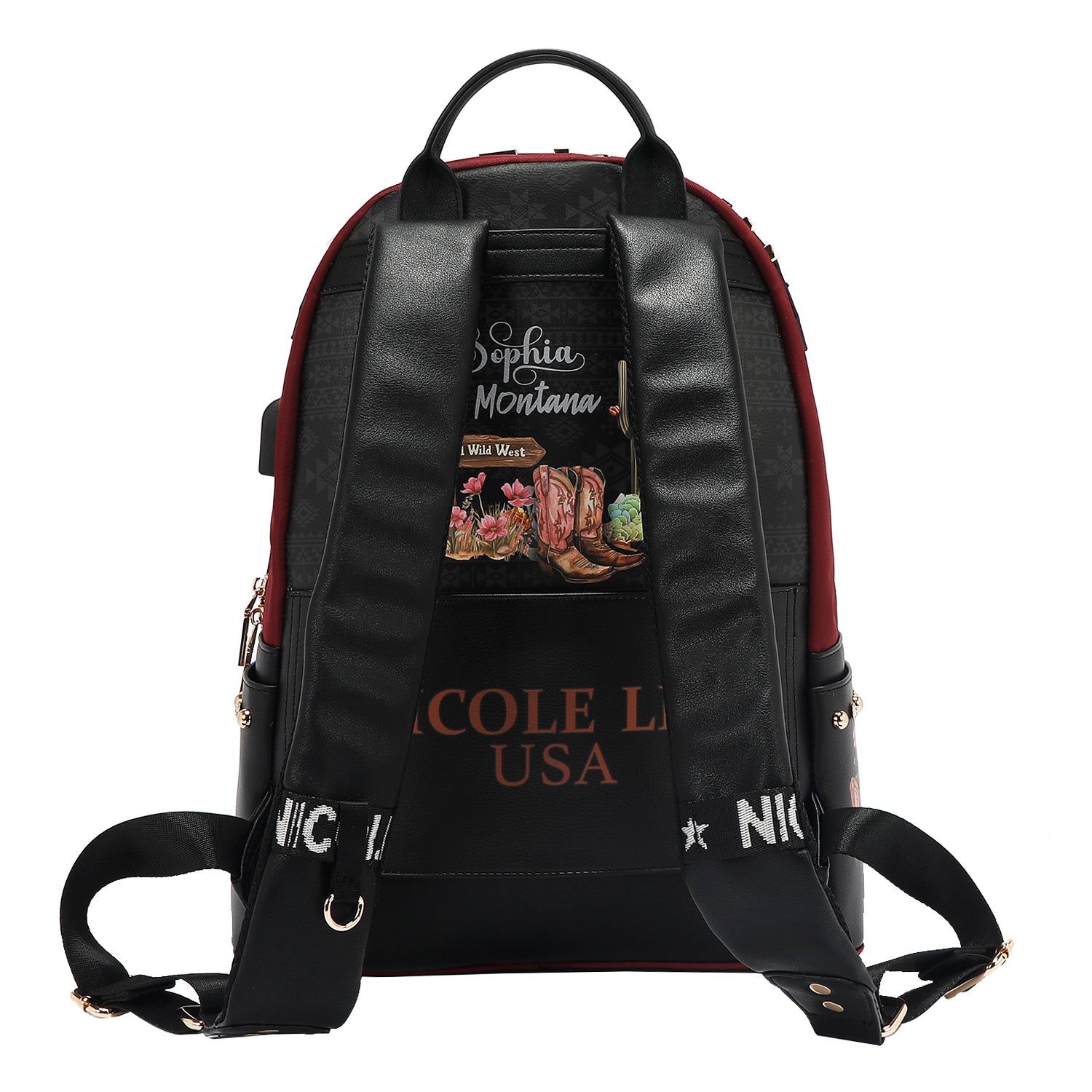 LAPTOP-RUCKSACK MIT USB-LADEANSCHLUSS (<tc>SOFIA MONTANA</tc>)