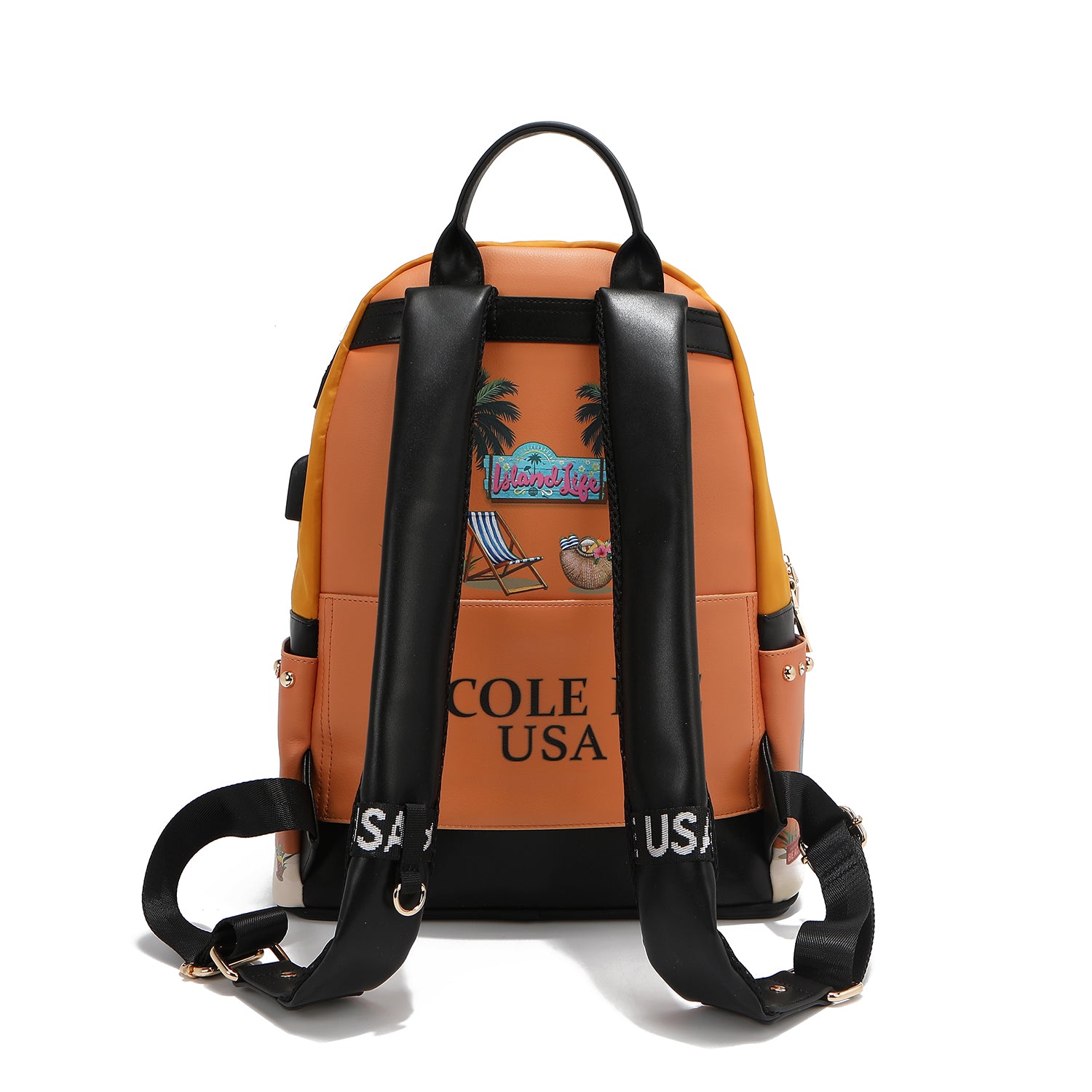 LAPTOP-RUCKSACK MIT USB-LADEANSCHLUSS (<tc>SUN & SAND</tc>)