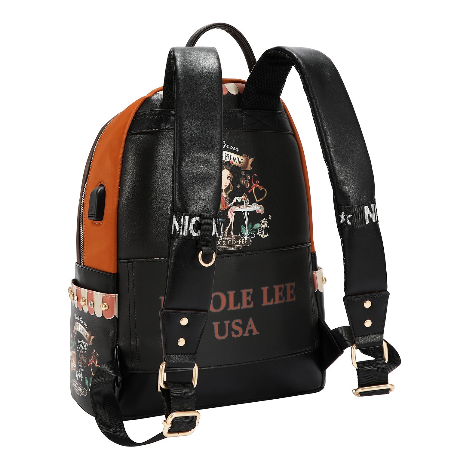 Mochila para laptop com porta de carregamento USB (<tc>VIRTUAL FRIEND</tc>)