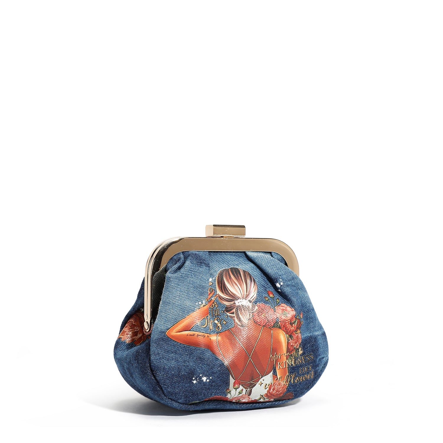 MINI PURSE WITH DENIM STRAP (<tc><tc>Blind Date</tc></tc>)