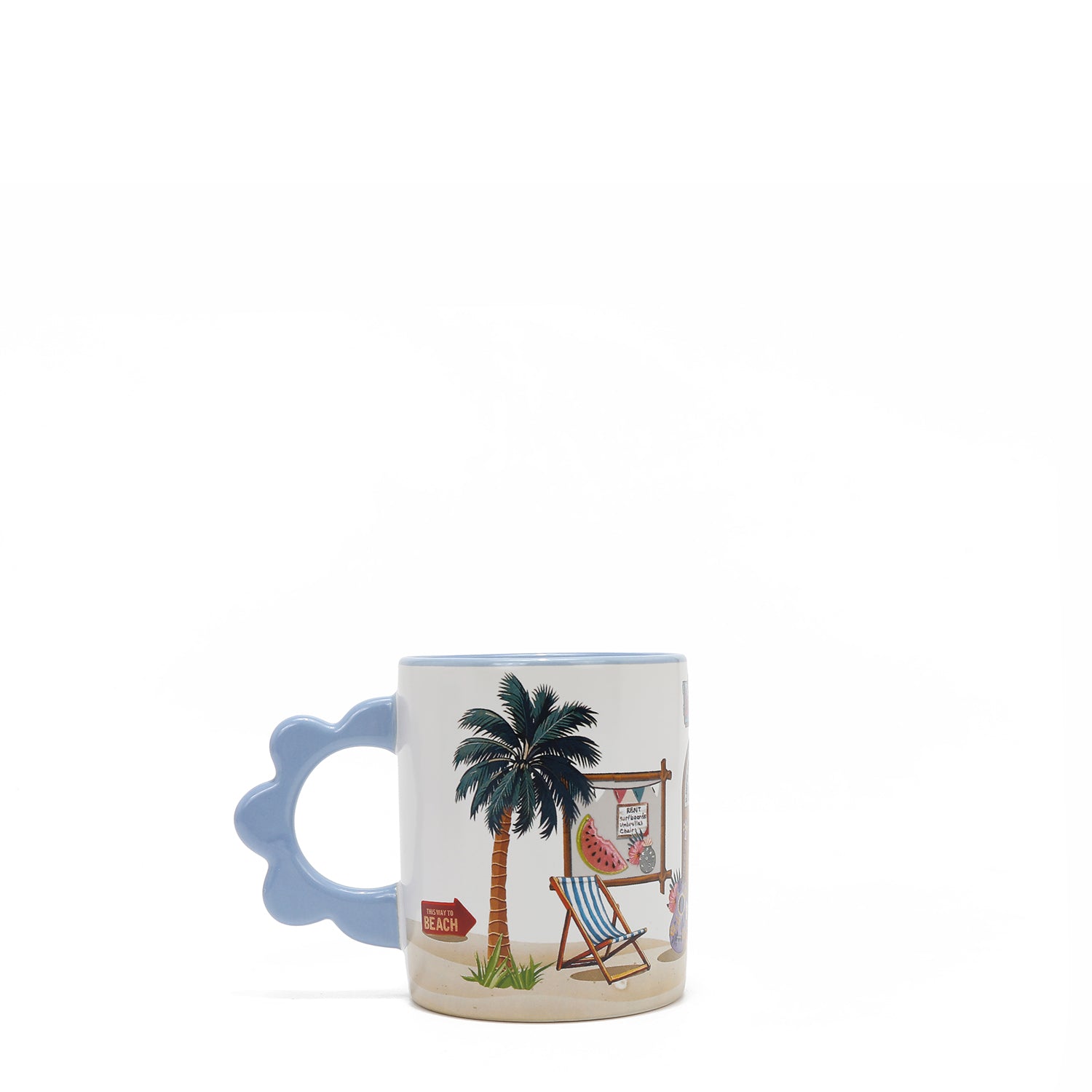 PETAL CERAMIC MUG (<tc>SUN & SAND</tc>)
