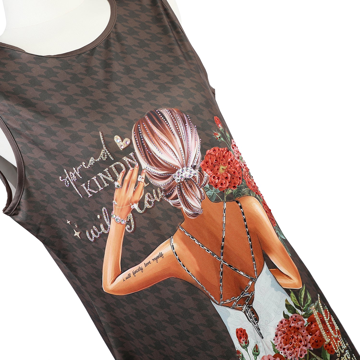 NICOLE LEE STRAP DRESS WITH SPARKLES (<tc>BLIND DATE</tc>)