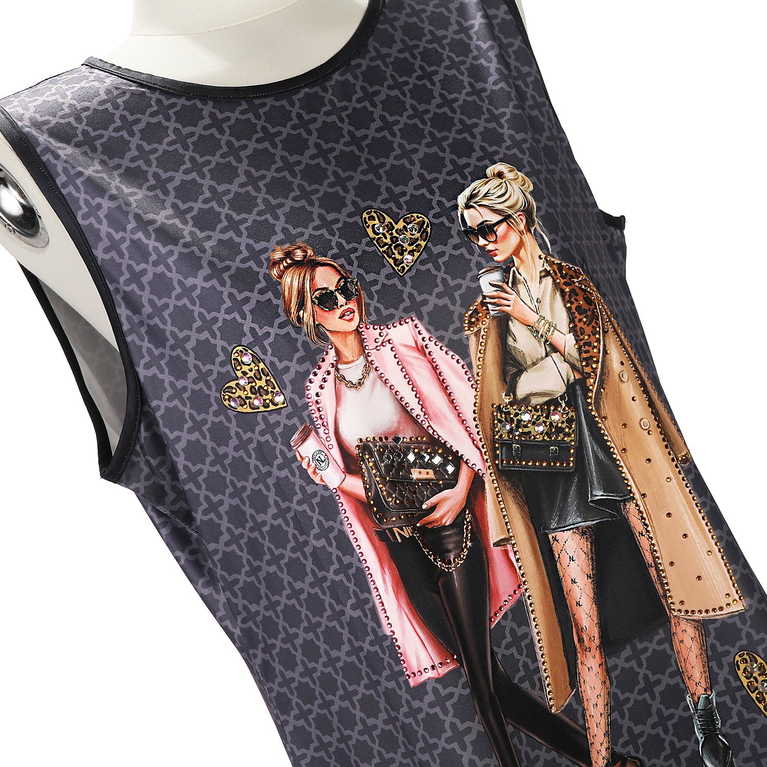 ABITO CON SPALLINE BRILLANTI NICOLE LEE (<tc>LADIES NIGHT OUT</tc>)