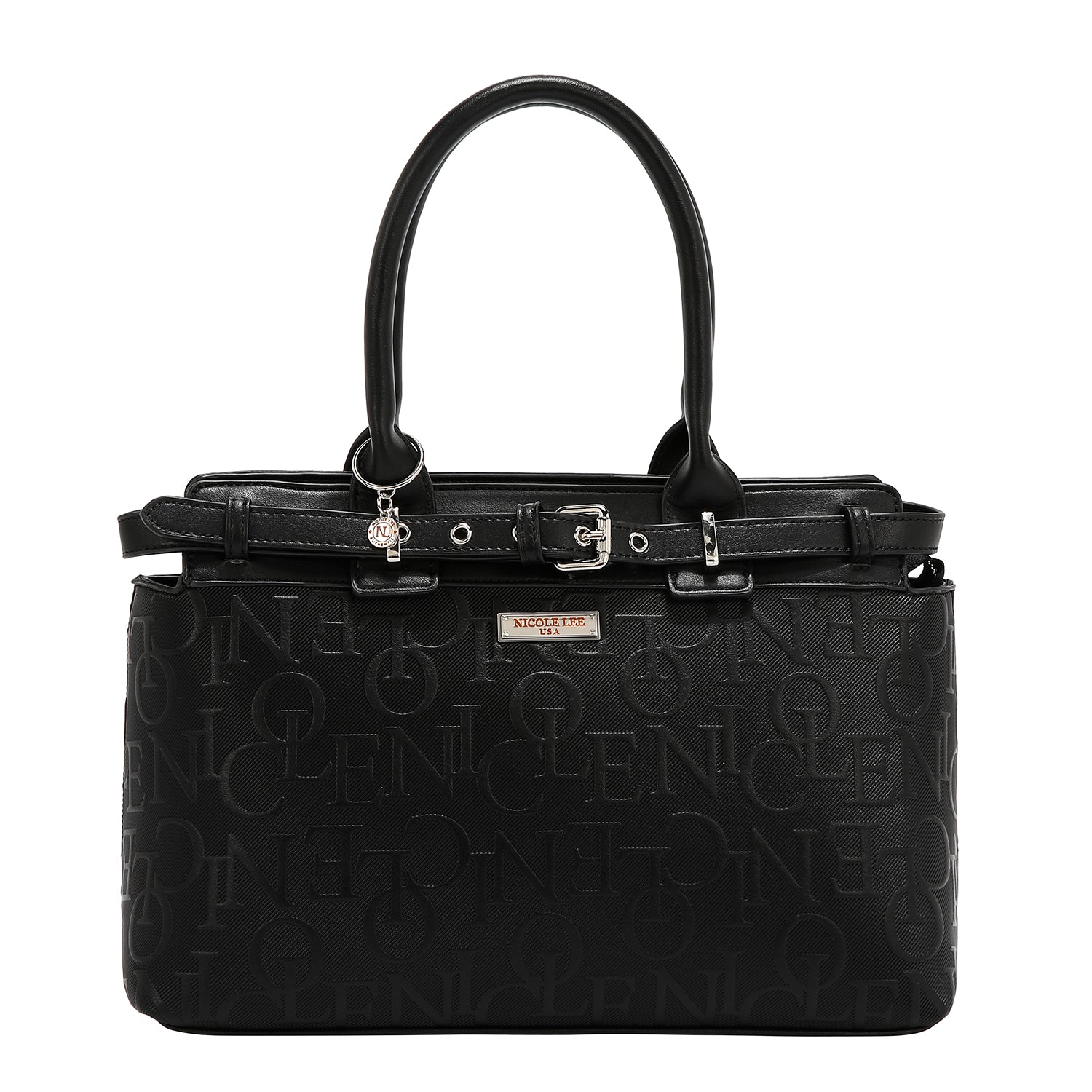 SATCHEL BAG ELEGANCE IN RELIEF (BLACK)