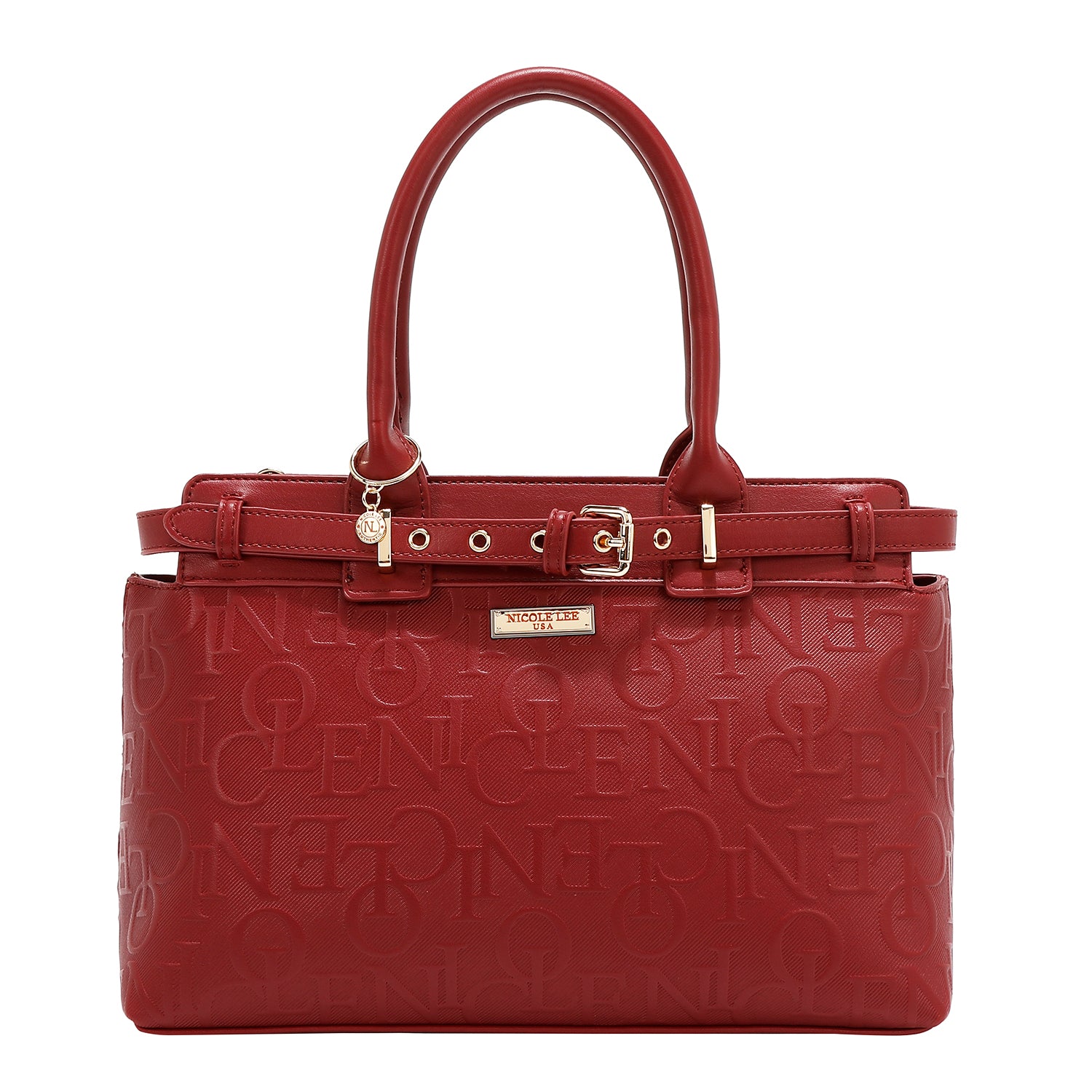 Satchel borse elegance in sollievo (rosso)
