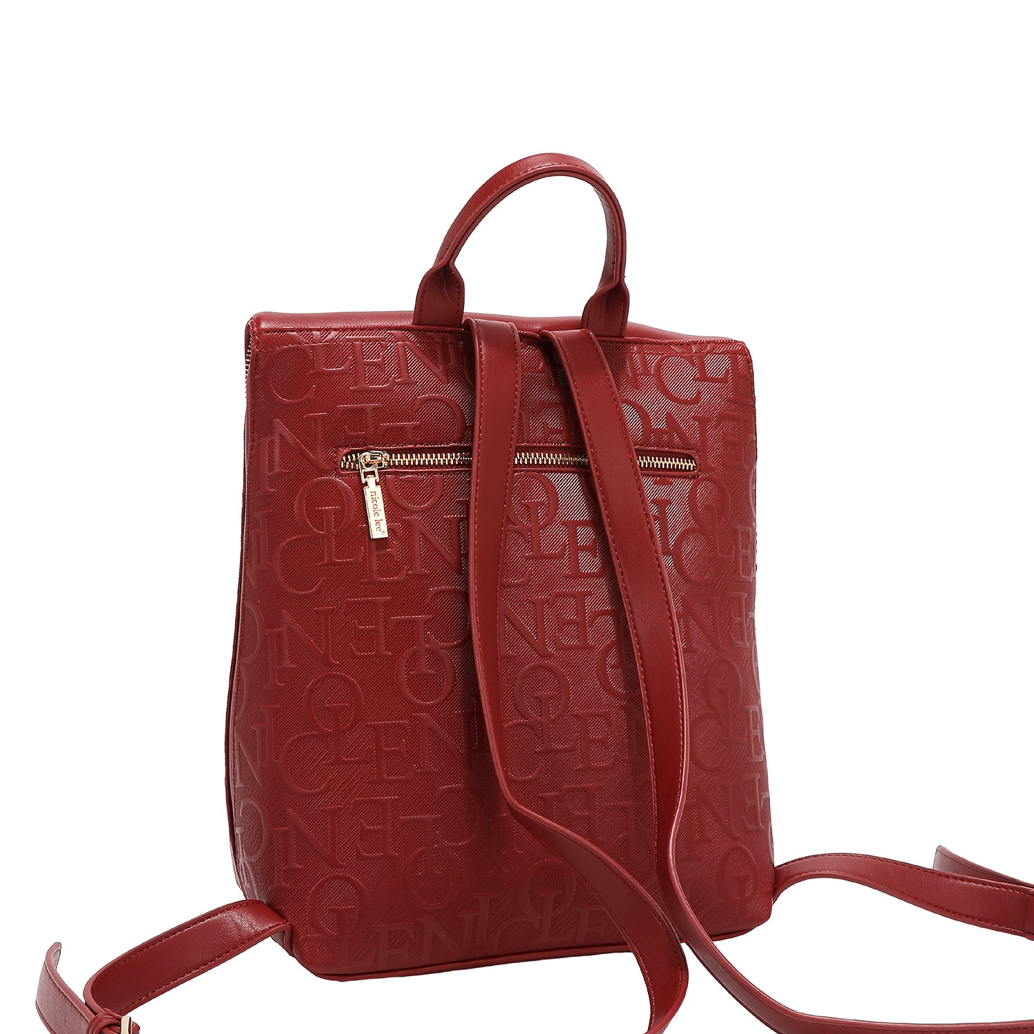Multibolsos Backpack Relief Elegance (Red)