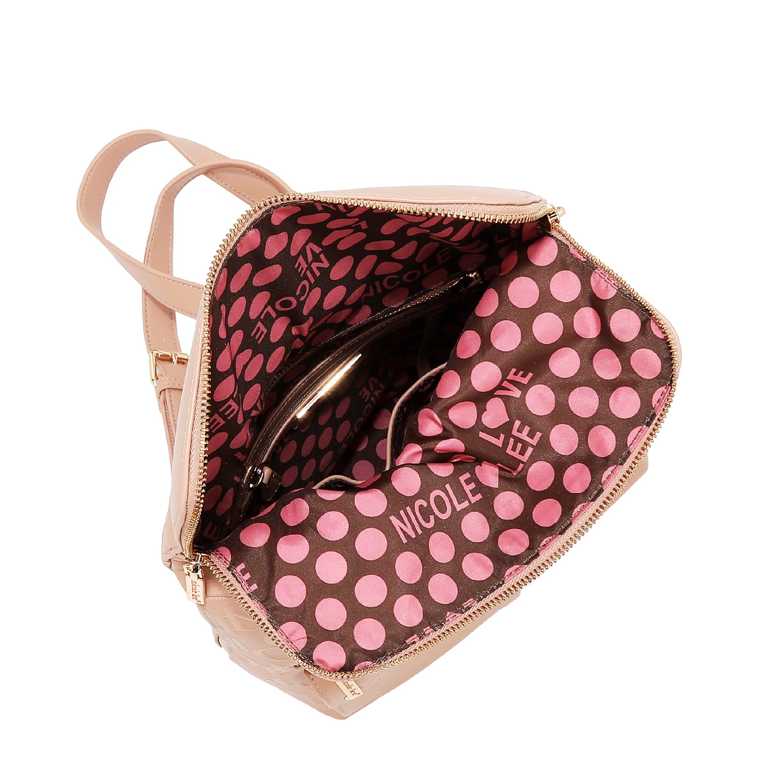 MOCHILA MULTIBOLSILLOS ELEGANCIA EN RELIEVE (OLIVA)