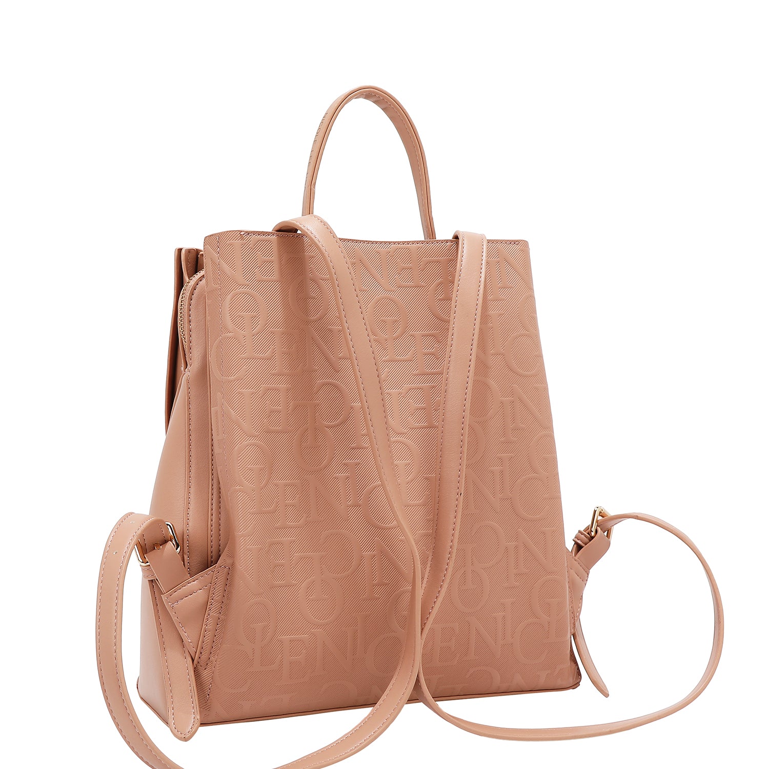 Mochila de elegância de alívio (rosa)