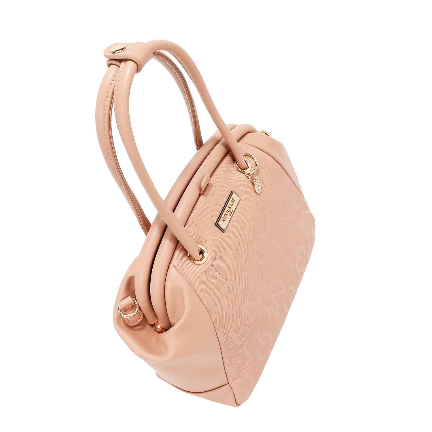 Sac à bandoulière avec cadre de relief élégant (rose)