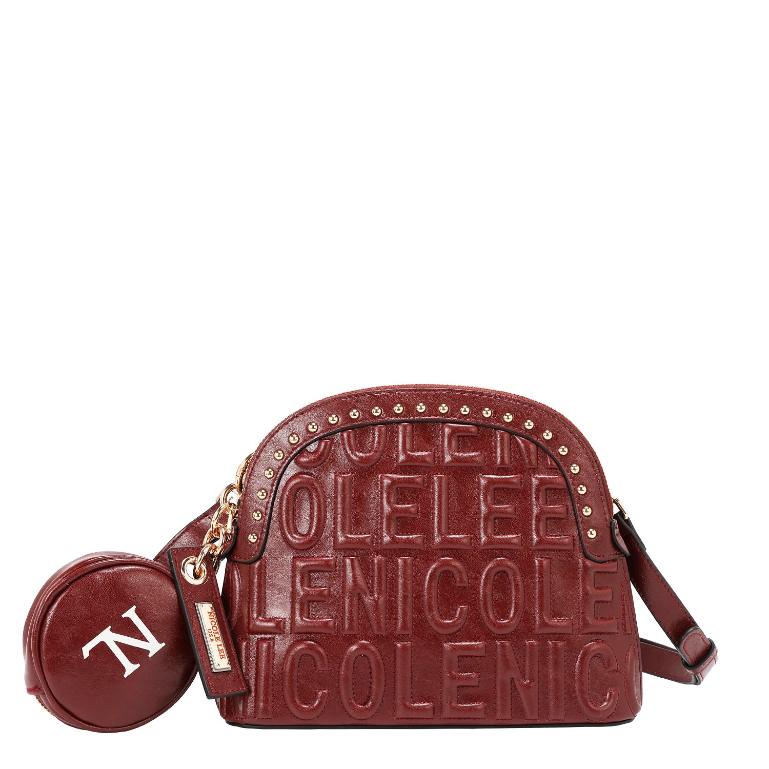 CROSSBODY BAG EMB17531 (WINE)