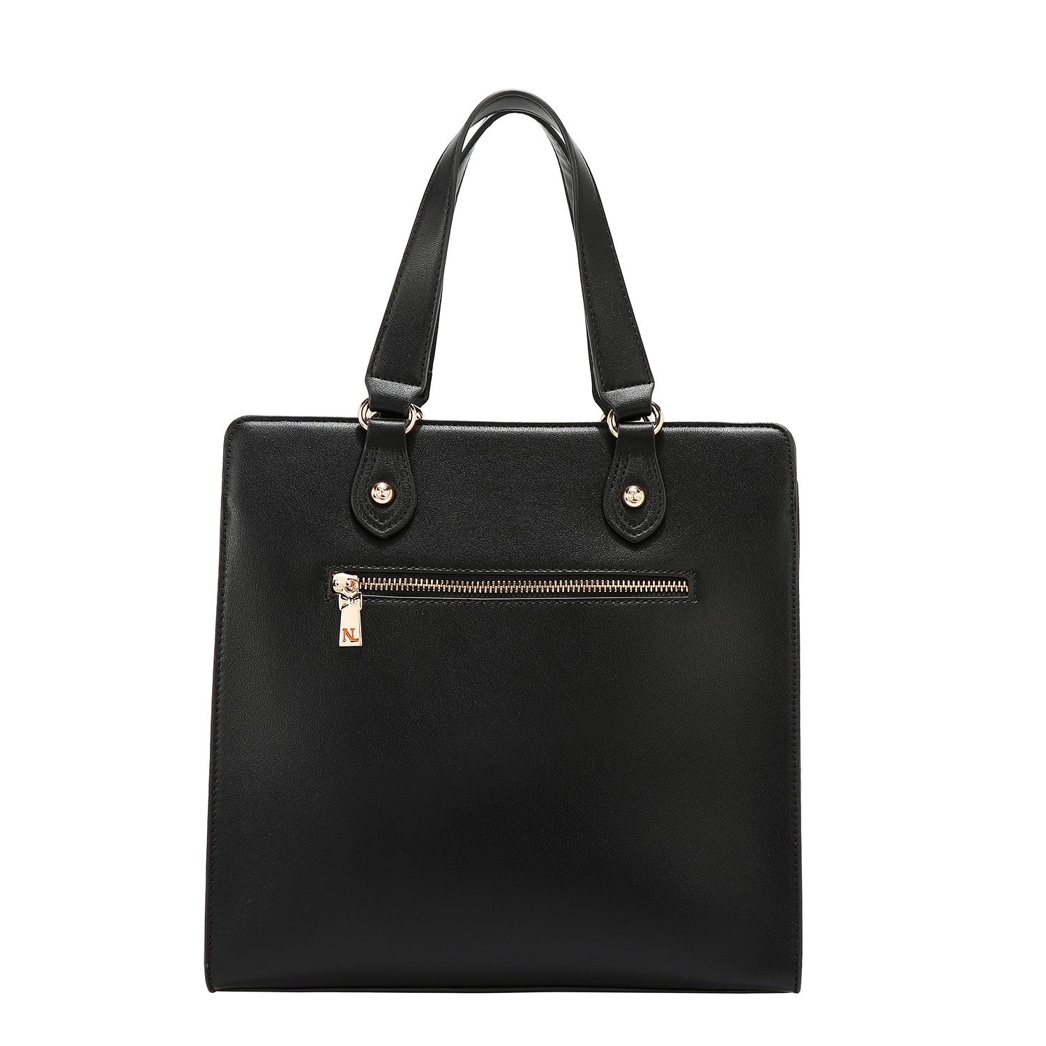 Floral Pop Tote Bag (Black)