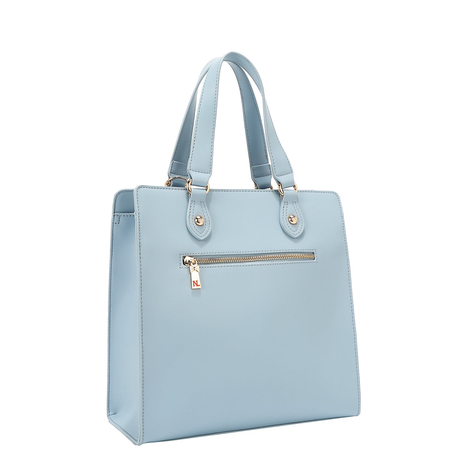 Borsa pop floreale (blu)