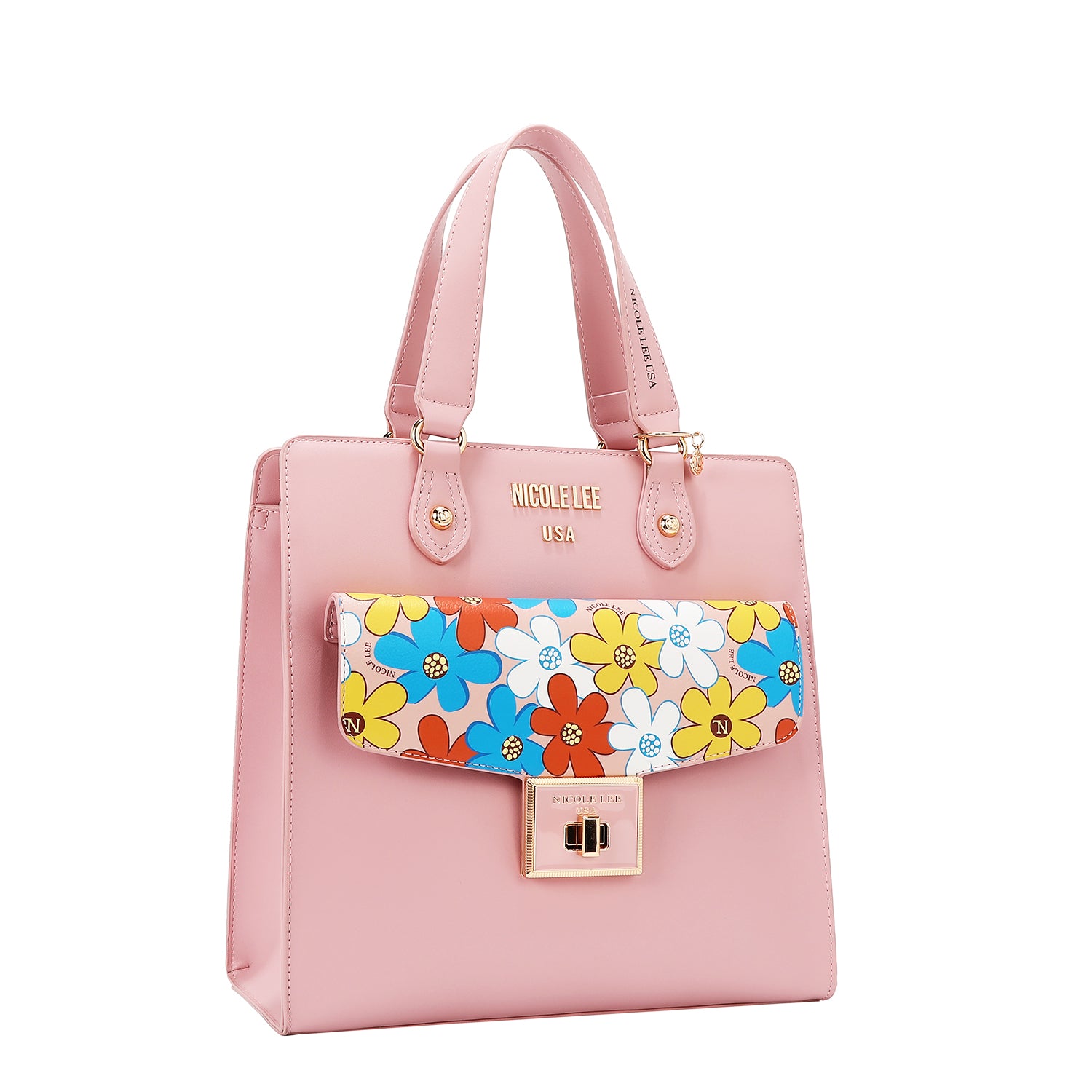 Bag pop floreale (rosa)