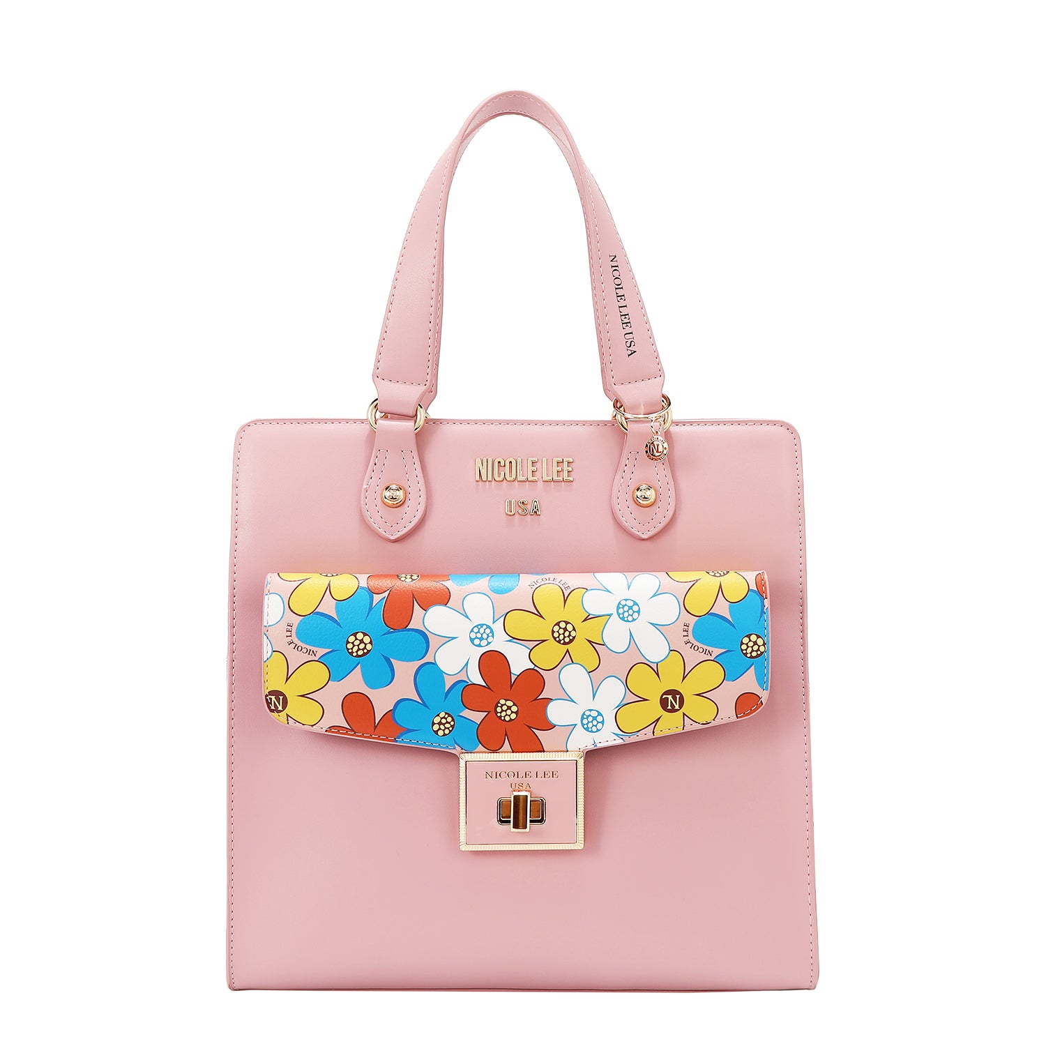 Bag pop floreale (rosa)