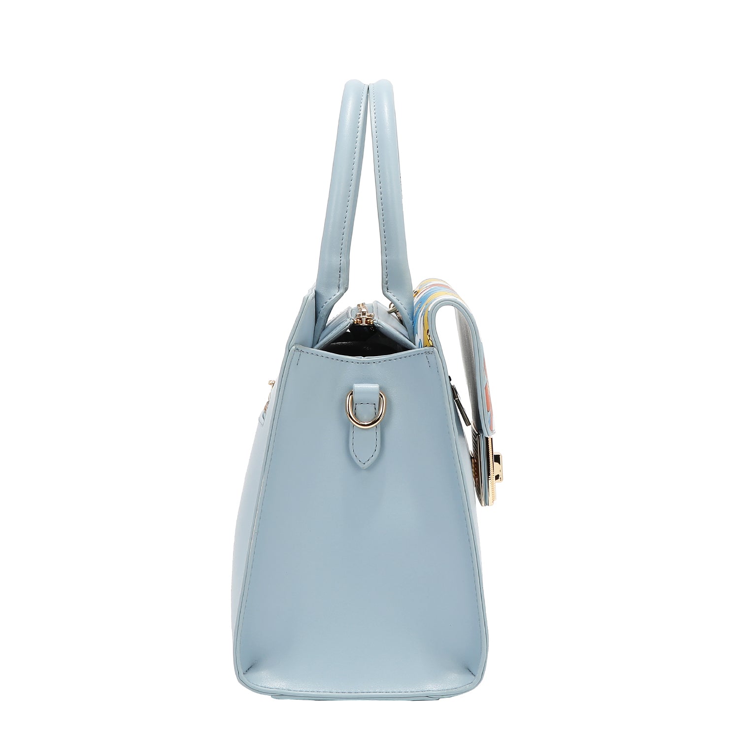 Borsa a pianta pop floreale (blu)