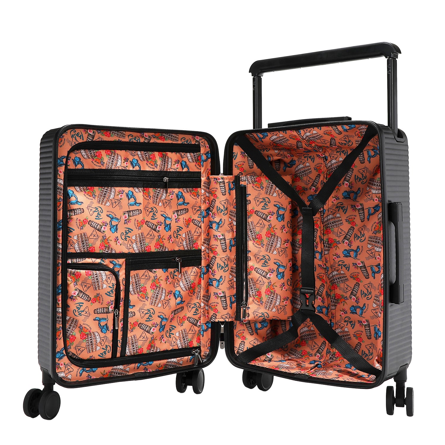 20" CABIN SUITCASE WITH STRETCHES (<tc>MARTHA TRAVELS ITALY</tc>)