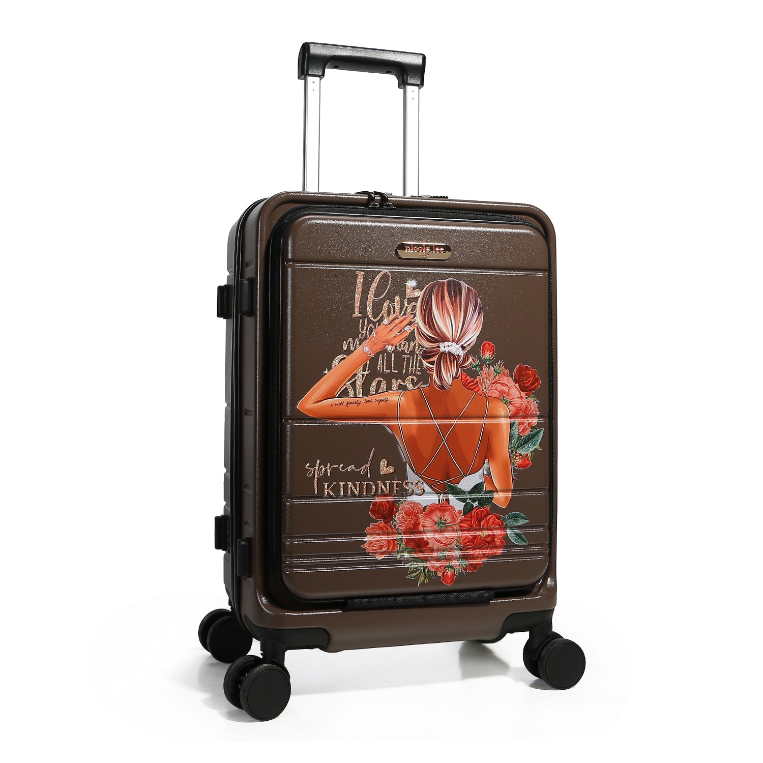 VALISE CABINE 20" À RAYURES (<tc>BLIND DATE</tc>)