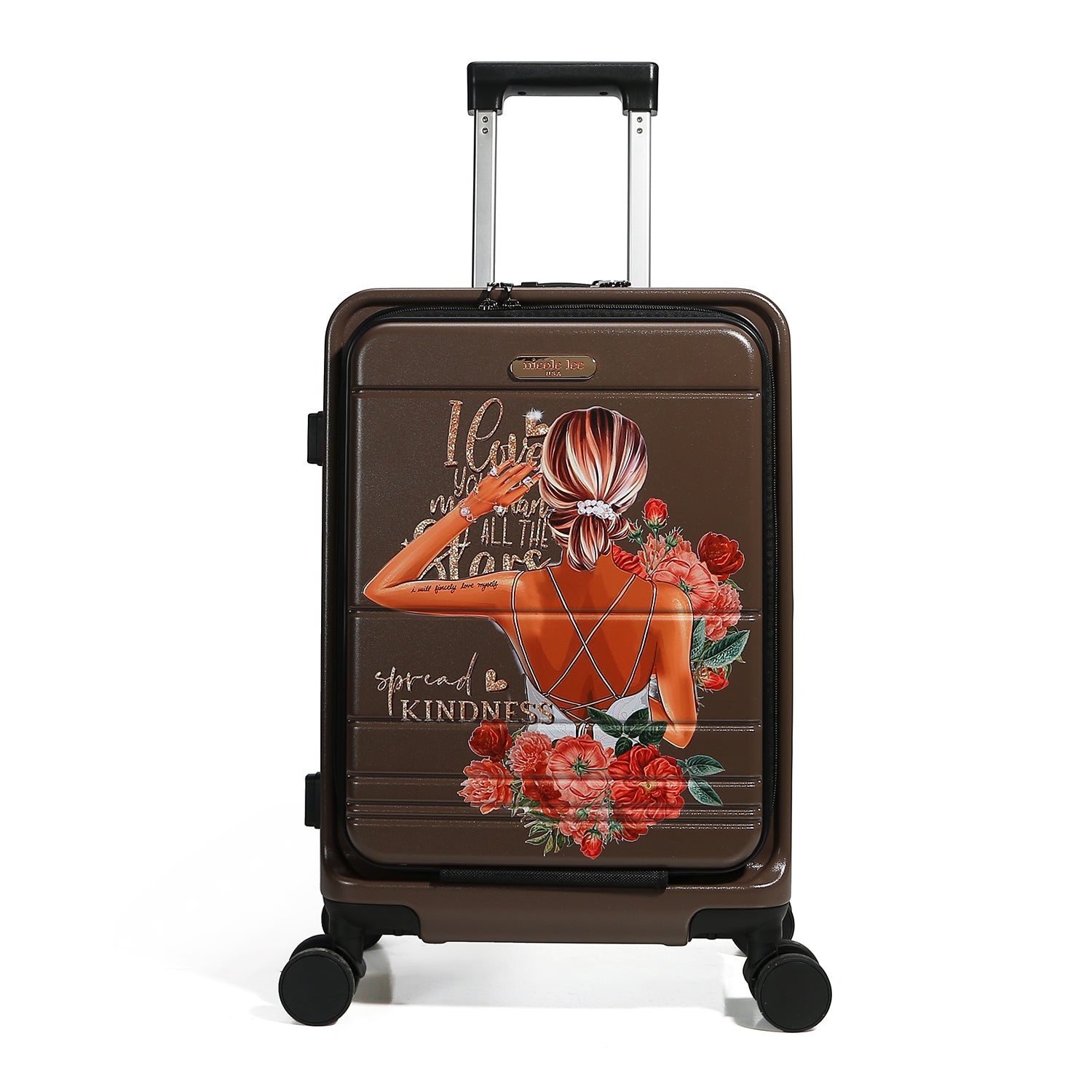 VALISE CABINE 20" À RAYURES (<tc>BLIND DATE</tc>)