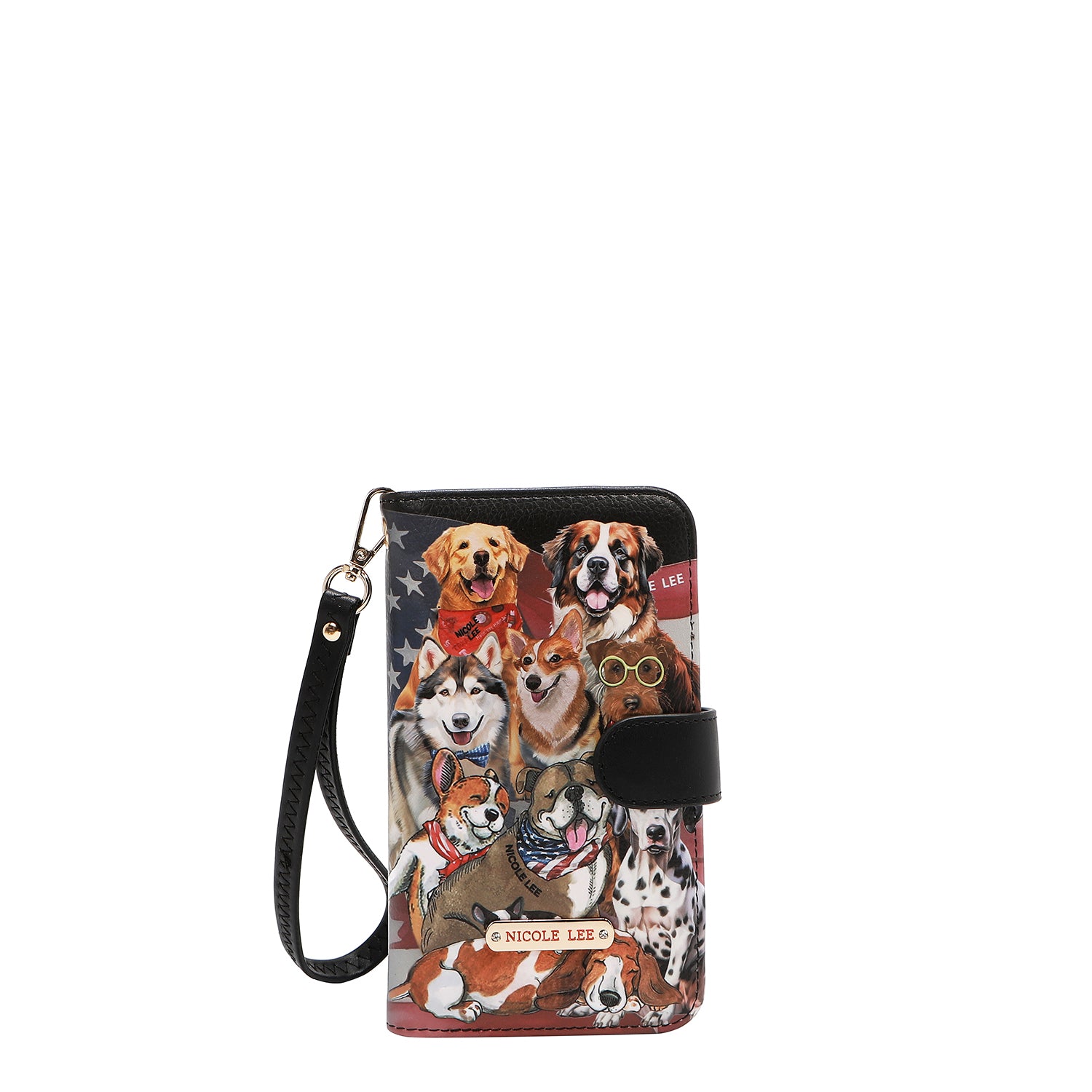 FUNDA DE TELÉFONO Y CARTERA CON LA FIRMA DE NL CON CORREA (BEST SMILE)