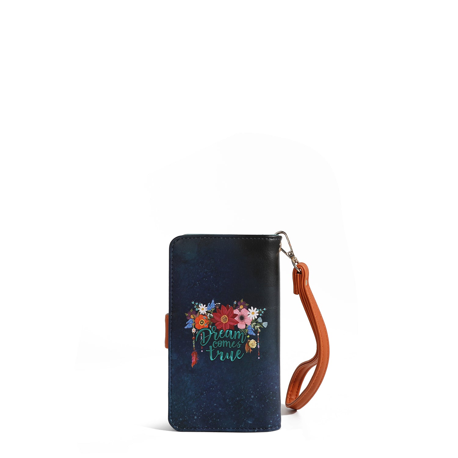 FUNDA DE TELÉFONO Y CARTERA CON LA FIRMA DE NL CON CORREA (DREAM COMES TRUE)