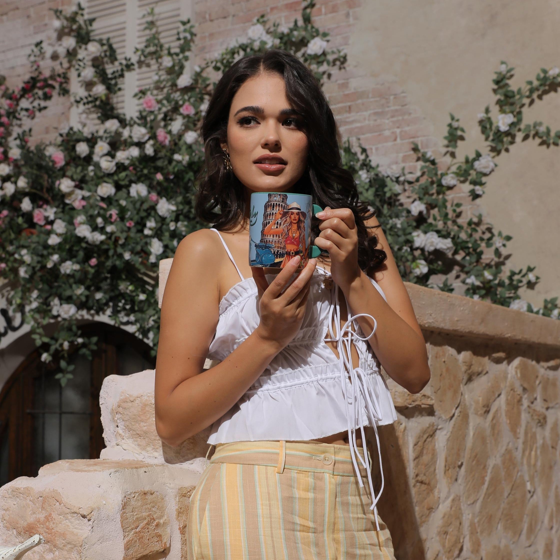 CANECA DE CERÂMICA PÉTALA (<tc>VIOLET BLOSSOM</tc>)