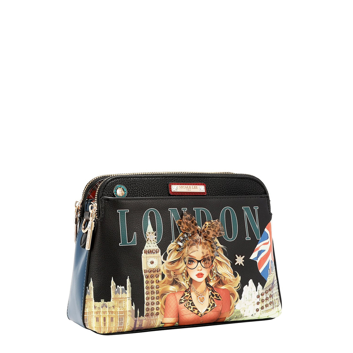 BANDOLERA (LONDON EYE - NEGRO)