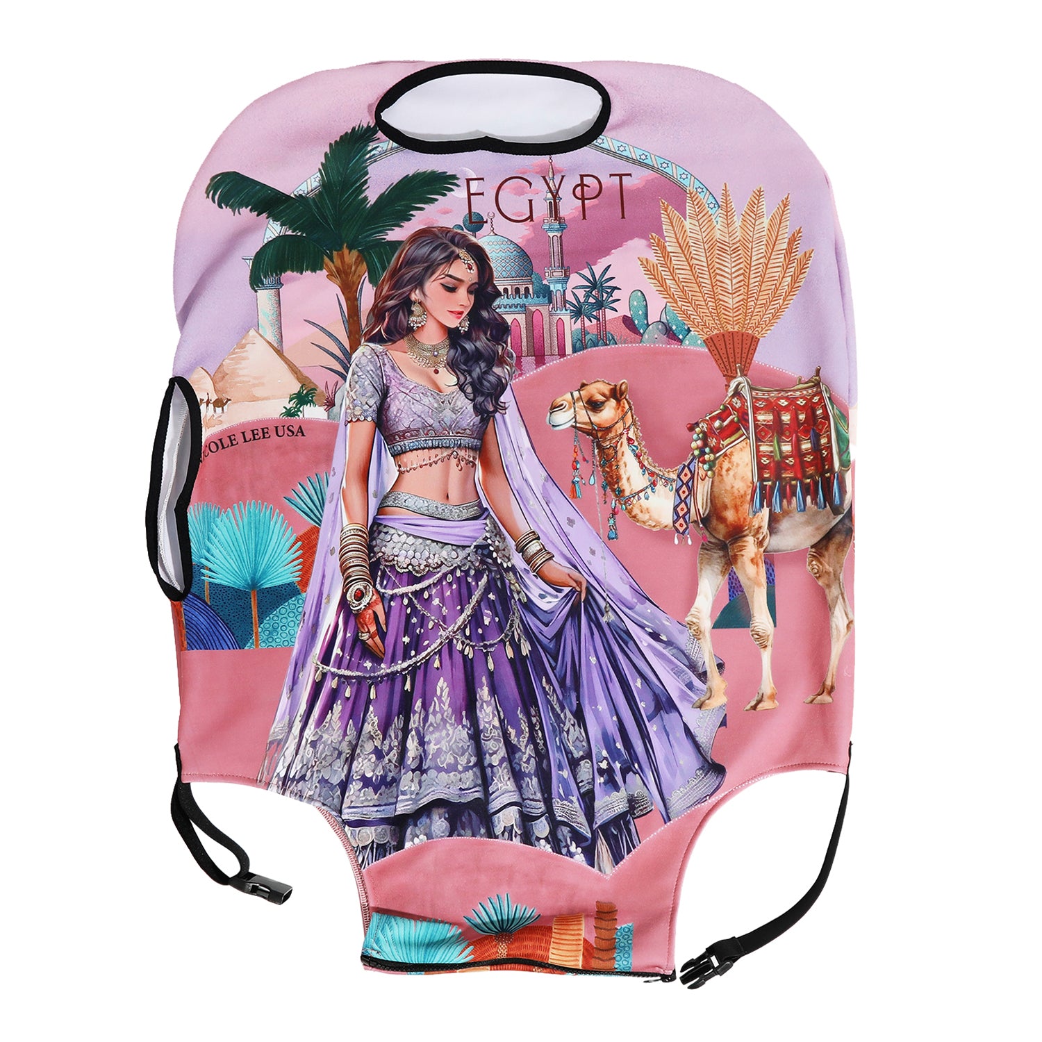 FUNDA PARA MALETA (QUEEN CLEOPATRA)