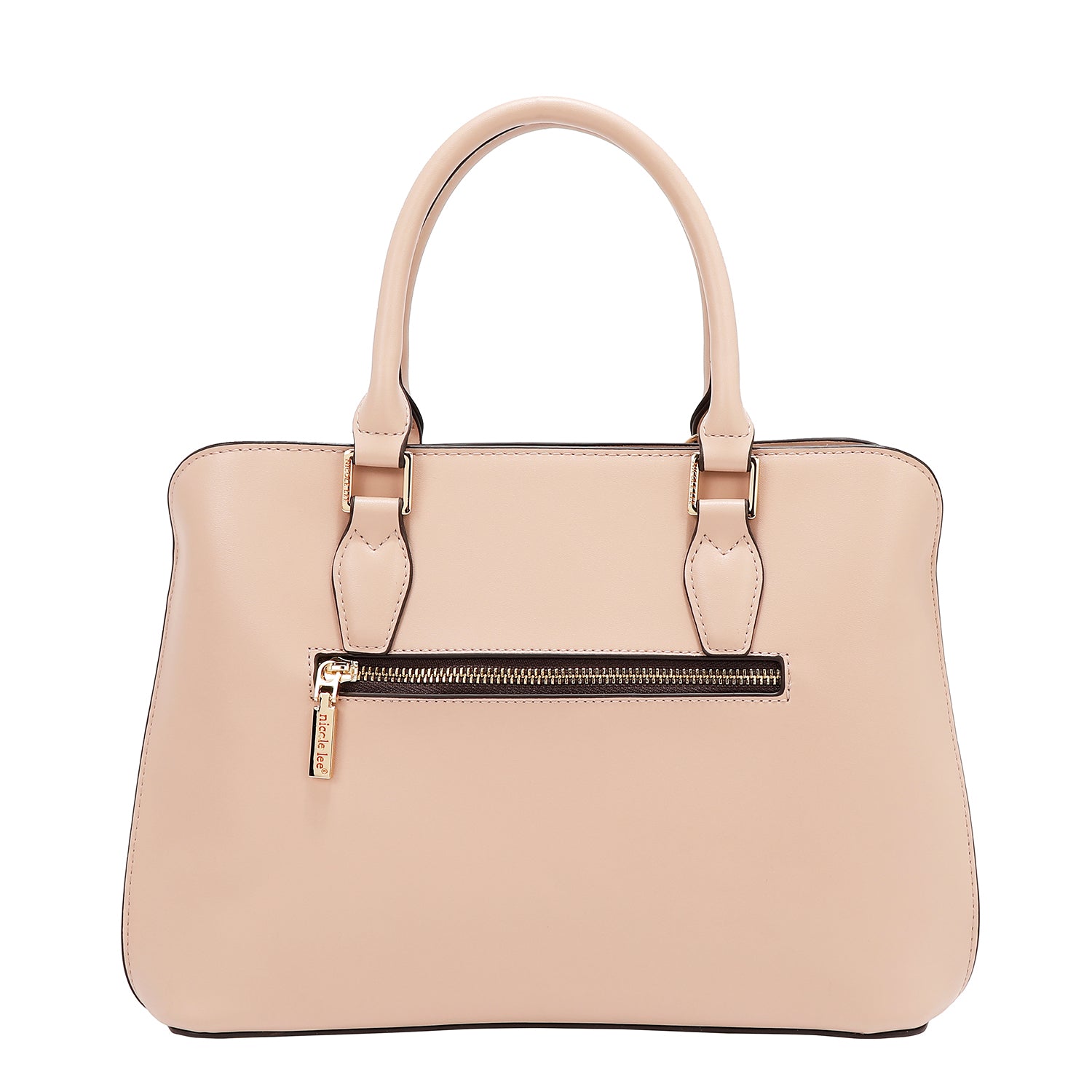 BOLSA DE CÚPULA CON RECORTE GEOMÉTRICO (ROSA)