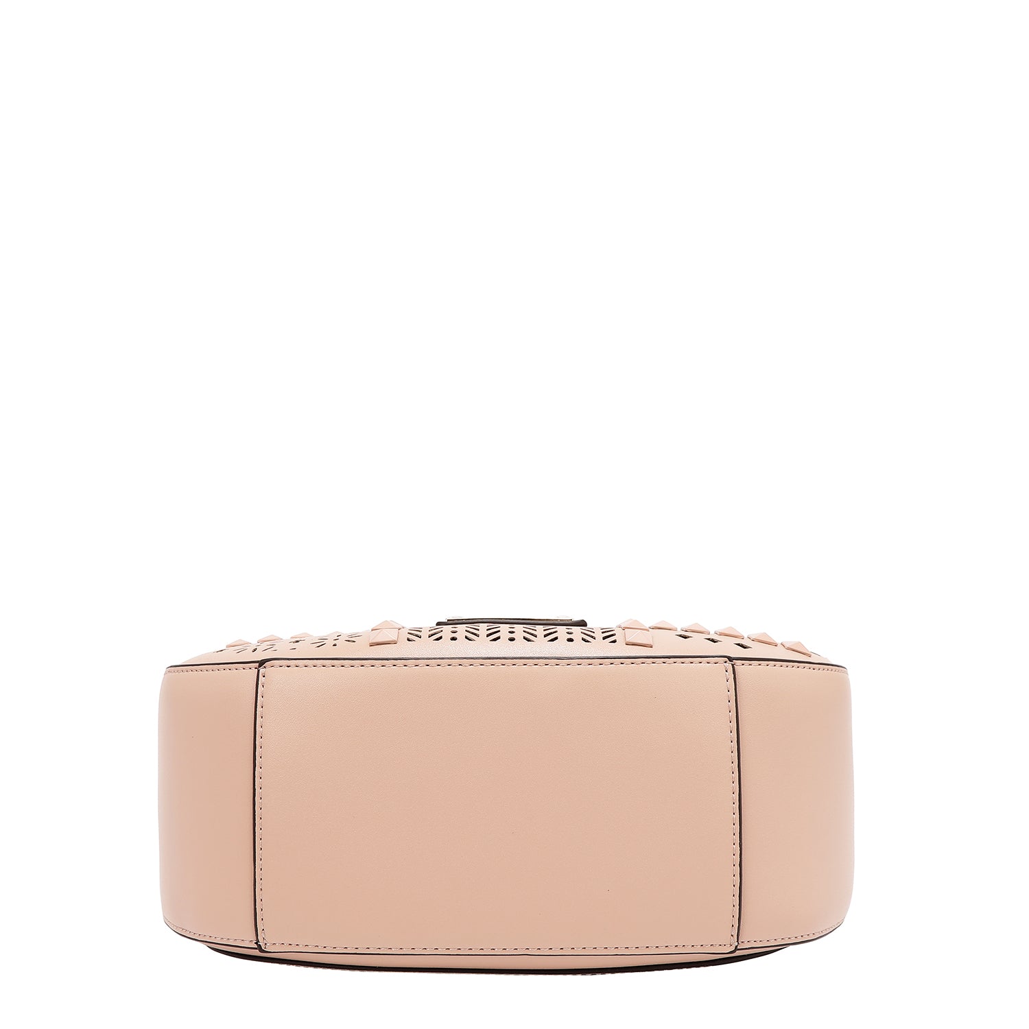 BOLSO DE HOMBRO CON RECORTE GEOMÉTRICO (ROSA)