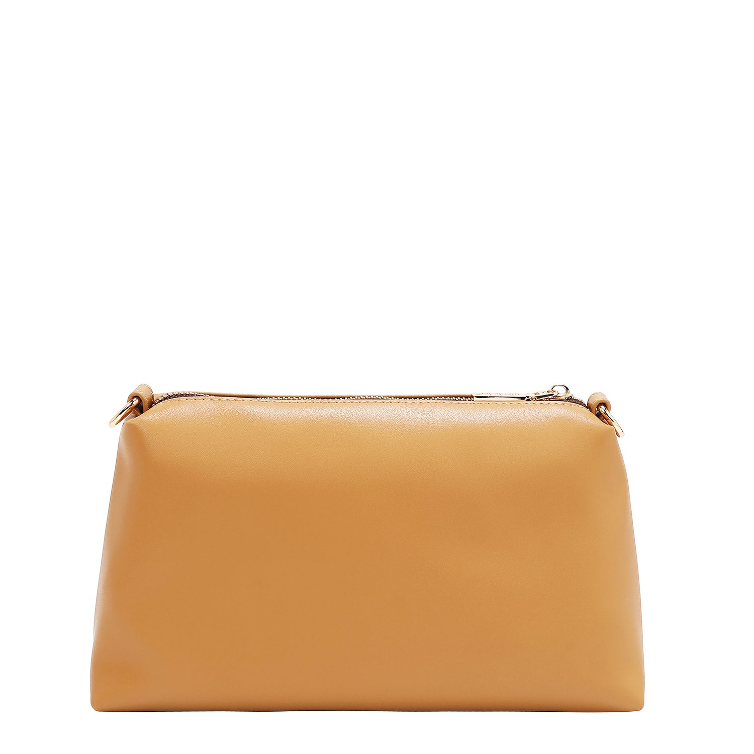 BOLSA DE DOS PIEZAS CON RECORTE GEOMÉTRICO (ARENA)