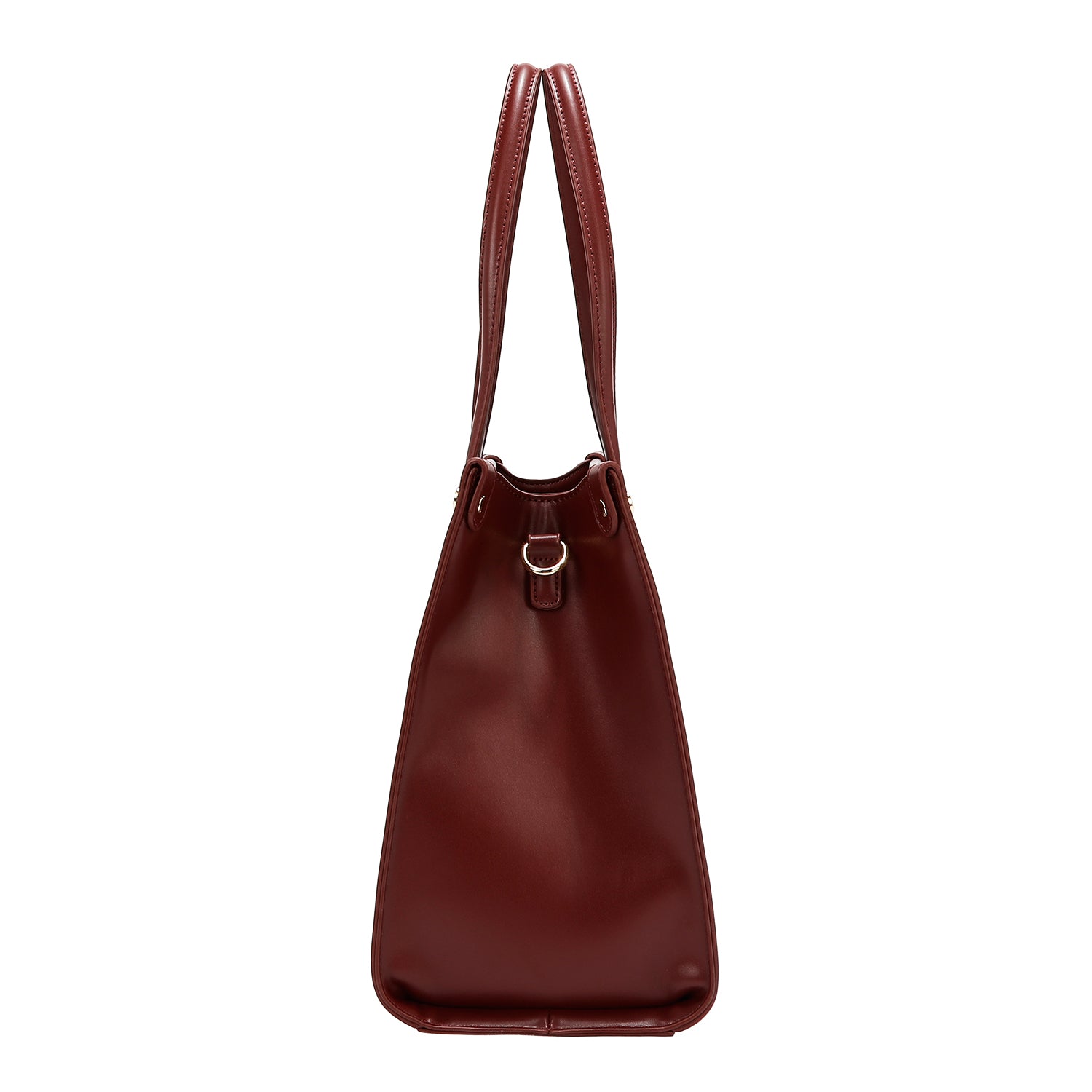 BORSA TOTE GEOMETRICA TAGLIATA AL LASER (VINO)