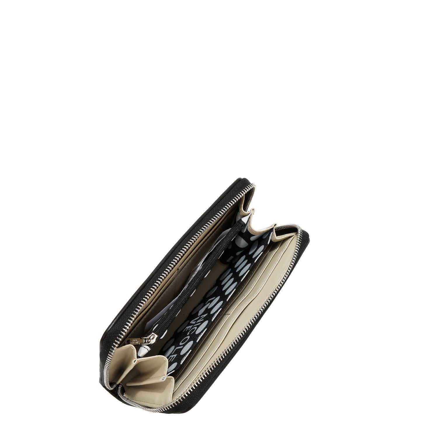 Portfolio avec coupe géométrique (noir)