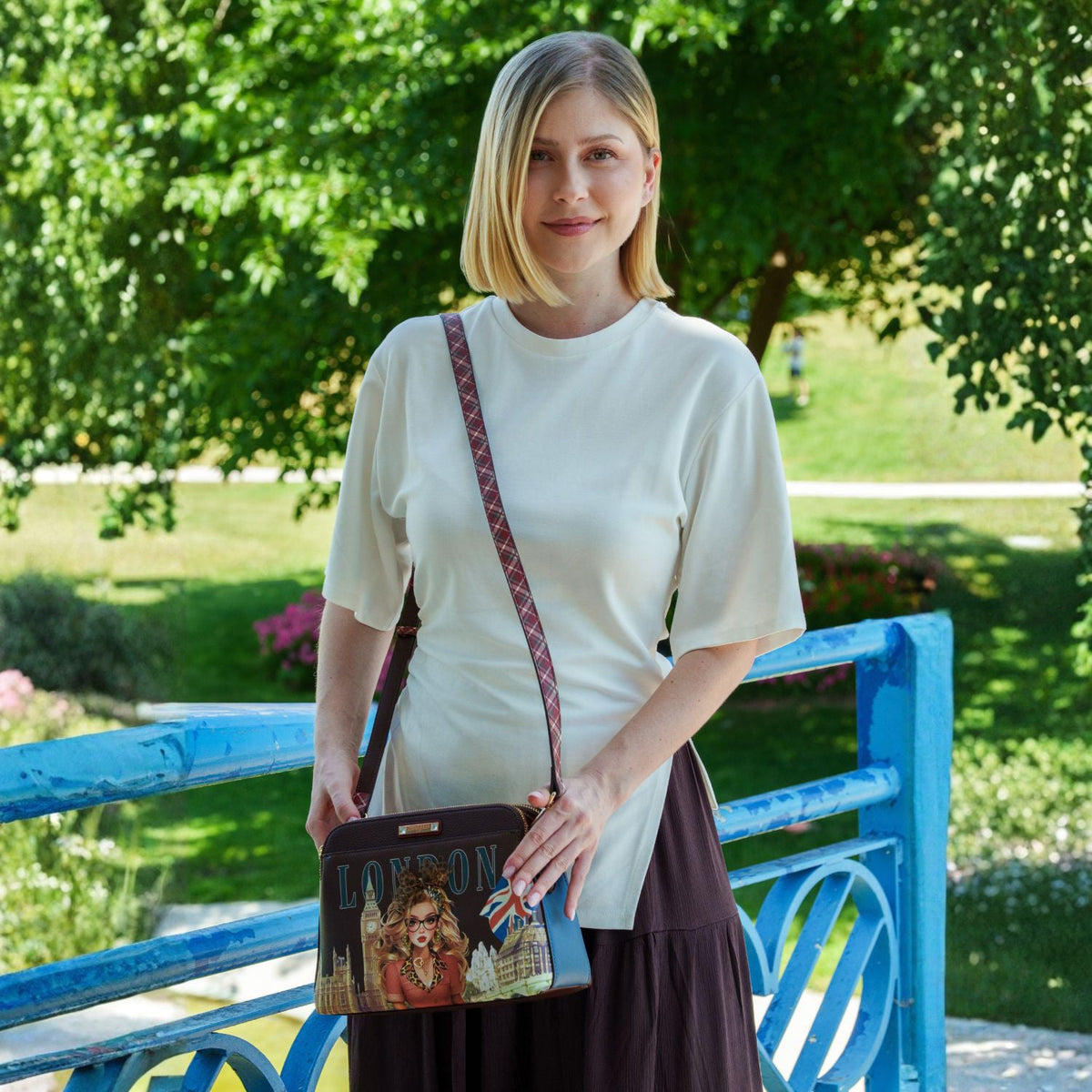 BANDOLERA (LONDON EYE - NEGRO)