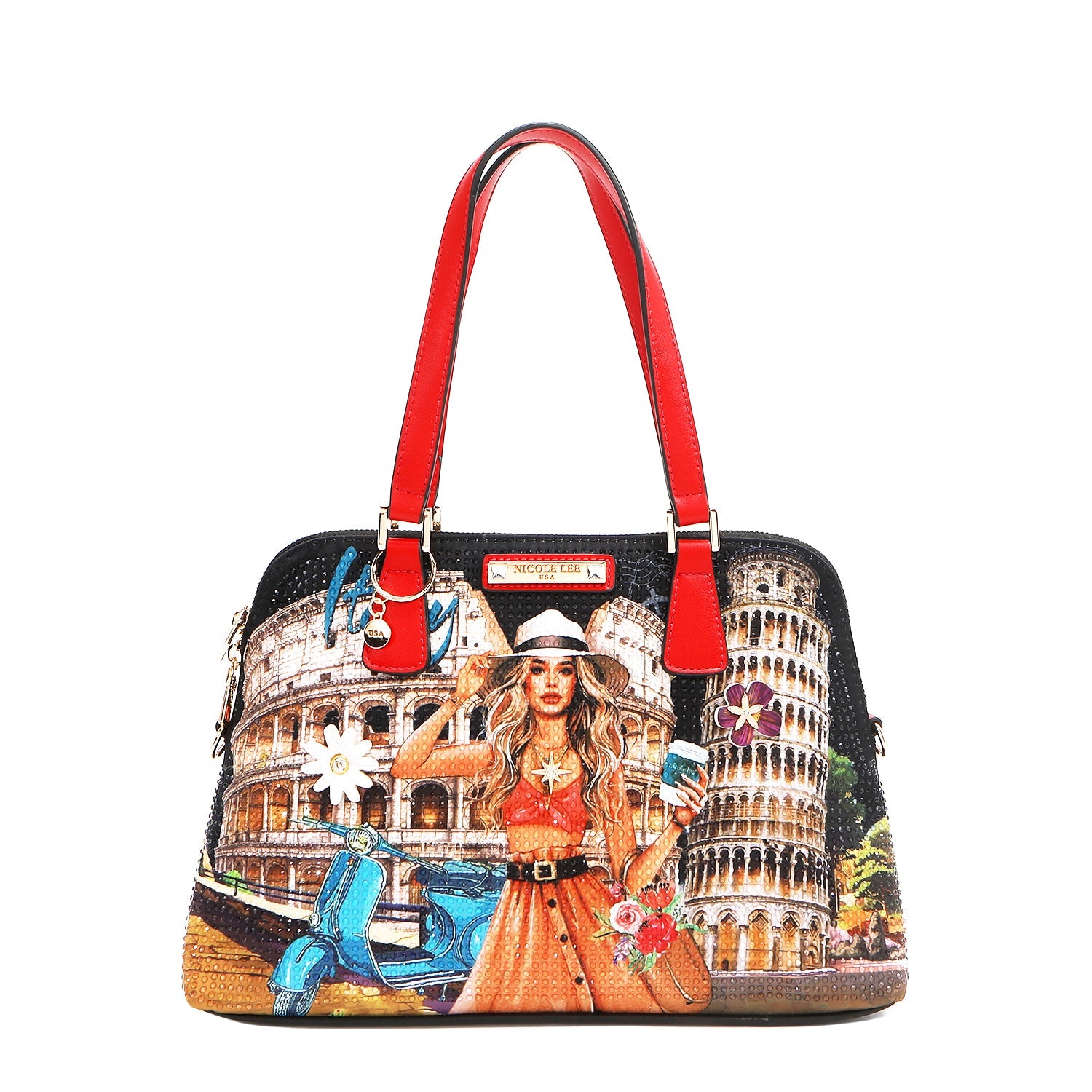BOLSA DOME SATCHEL (<tc>MARTHA TRAVELS ITALY</tc>)