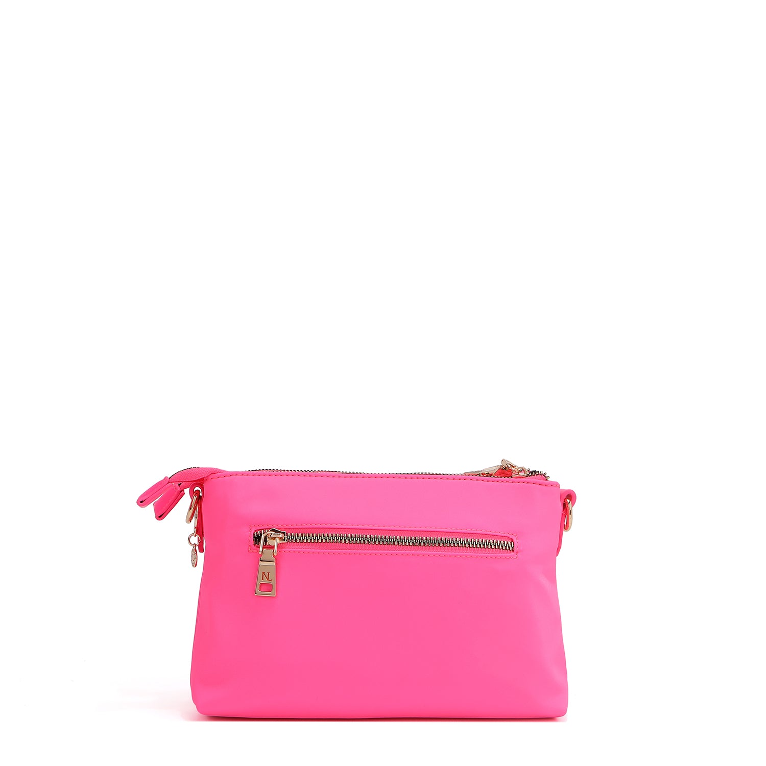 Bambina in borsa Cruzado con toppe colorate (rosa)