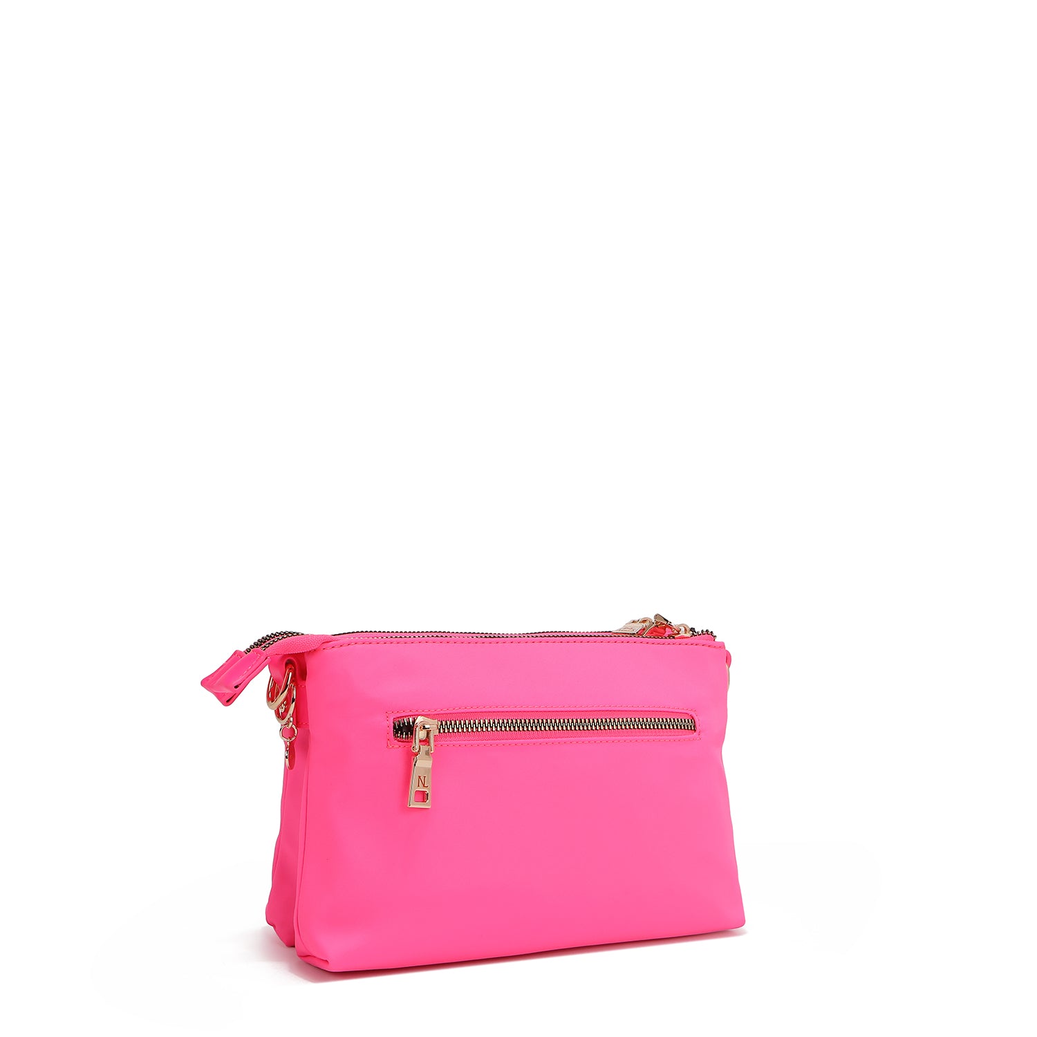 Bambina in borsa Cruzado con toppe colorate (rosa)