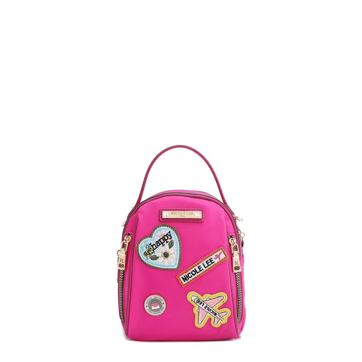 Mehrzweckbeutel mit farbigen Flecken (violett)