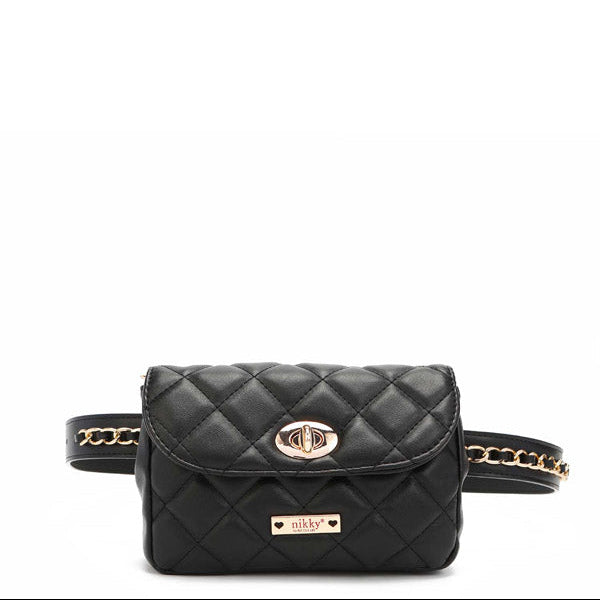 RIÑONERA/BANDOLERA ACOLCHADA (NEGRO)