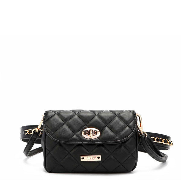 RIÑONERA/BANDOLERA ACOLCHADA (NEGRO)