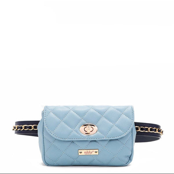 RIÑONERA/BANDOLERA ACOLCHADA (AZUL)