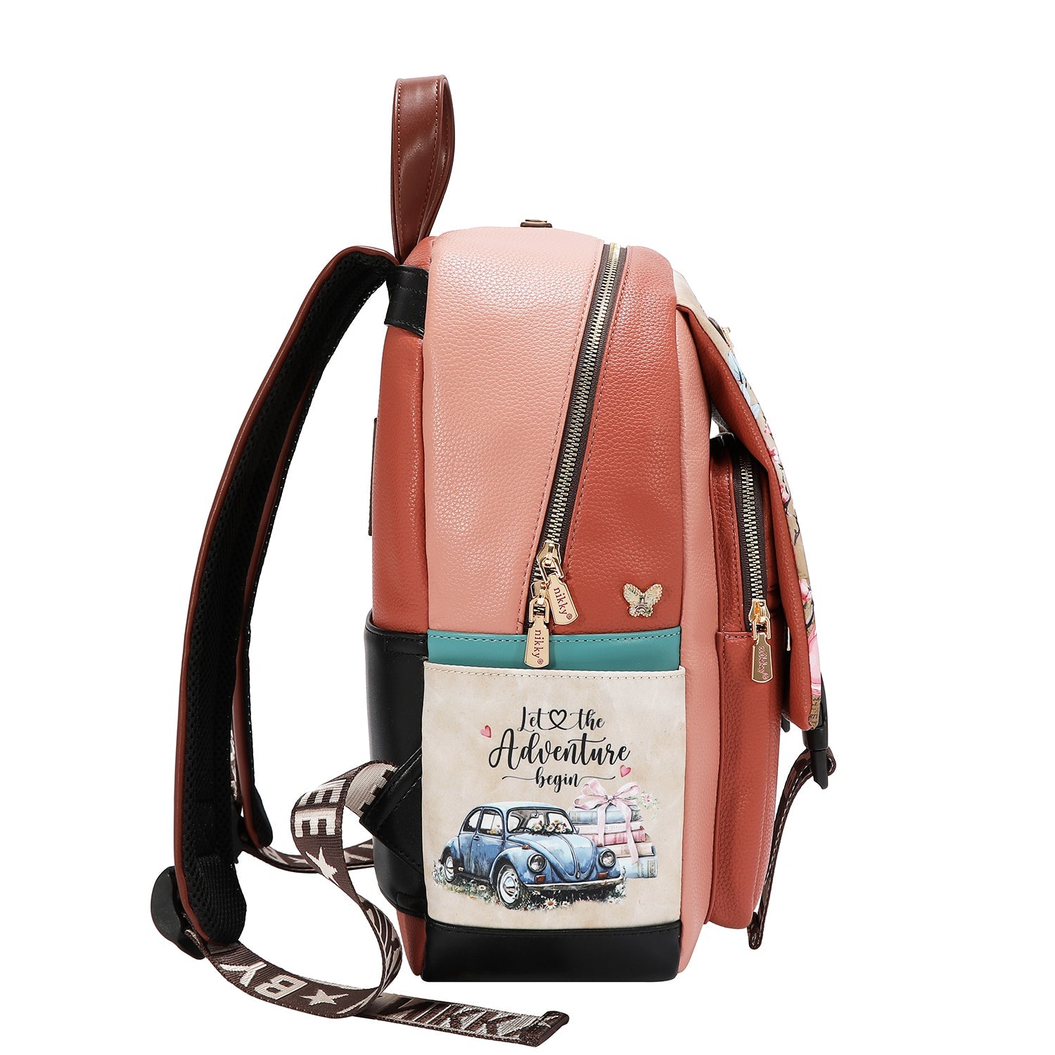 BACKPACK WITH FLAP <tc>STEP BY STEP</tc> (CHASING DREAMS)