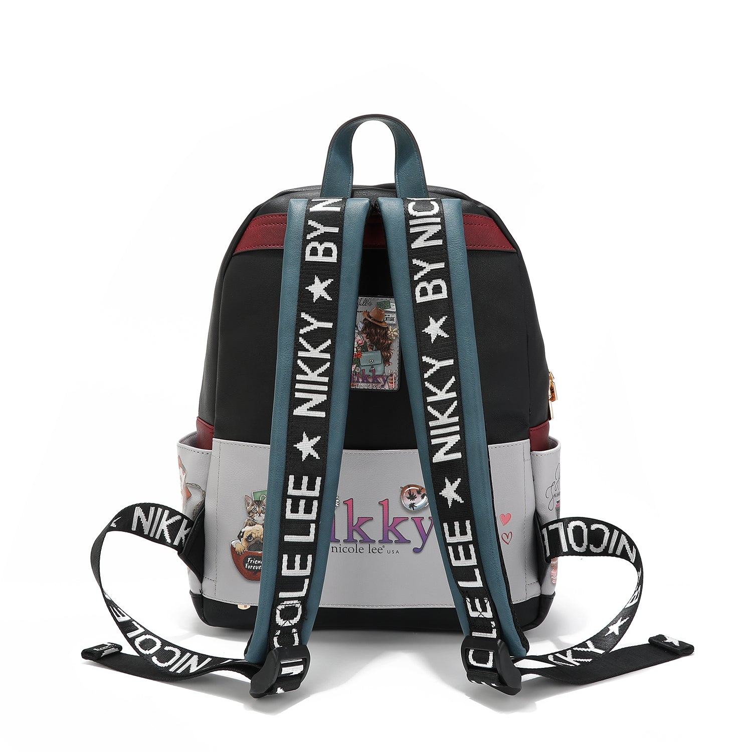 GRAND SAC À DOS AVEC RABAT <tc><tc>Nikky</tc> WORLD</tc>