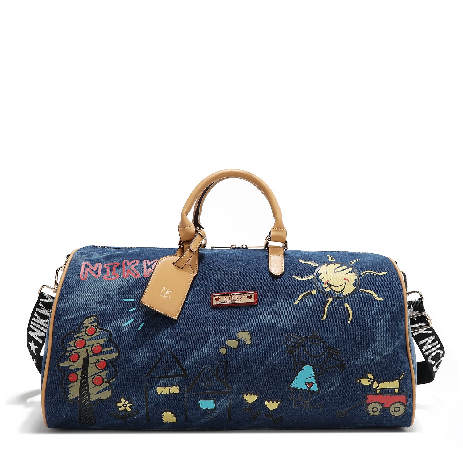 SAC DE GYMNASE EN TOILE <tc>NIKKY</tc> (BLEU)