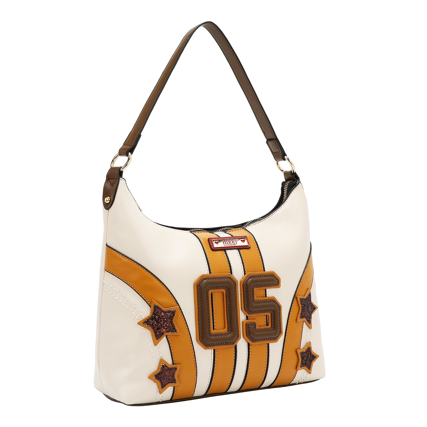BOLSO TOTE VARSITY (BEIGE)